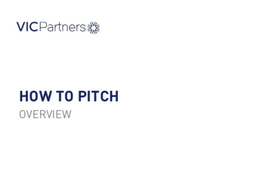 How to write a pitch deck